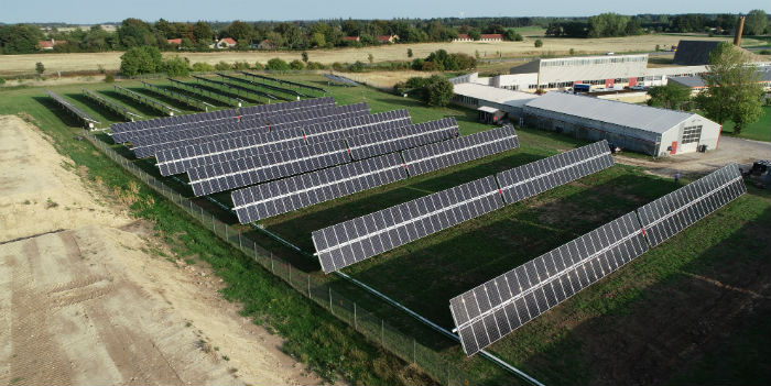 Solar farm on DTU Risø Campus